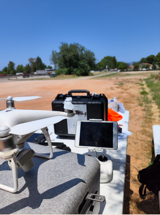 Εκπαίδευση της ομάδας έργου στο χειρισμό drones