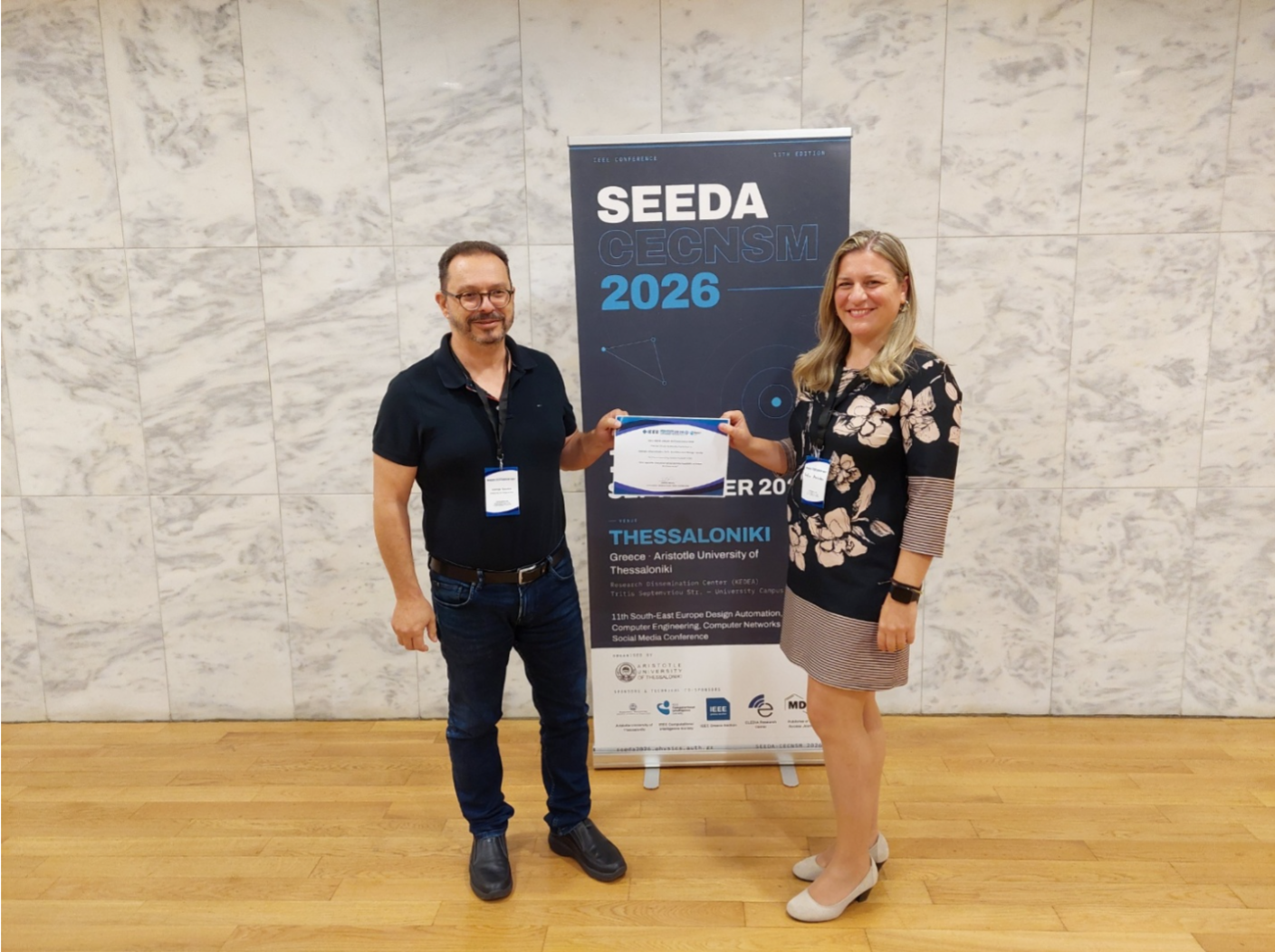 SEEDA-CECNSM 2026 – Best Paper Award SEEDA-CECNSM 2026 – Best Paper Award, photo 3